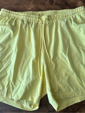 ONE BONE Men's Yellow Swim Hybrids - white liner